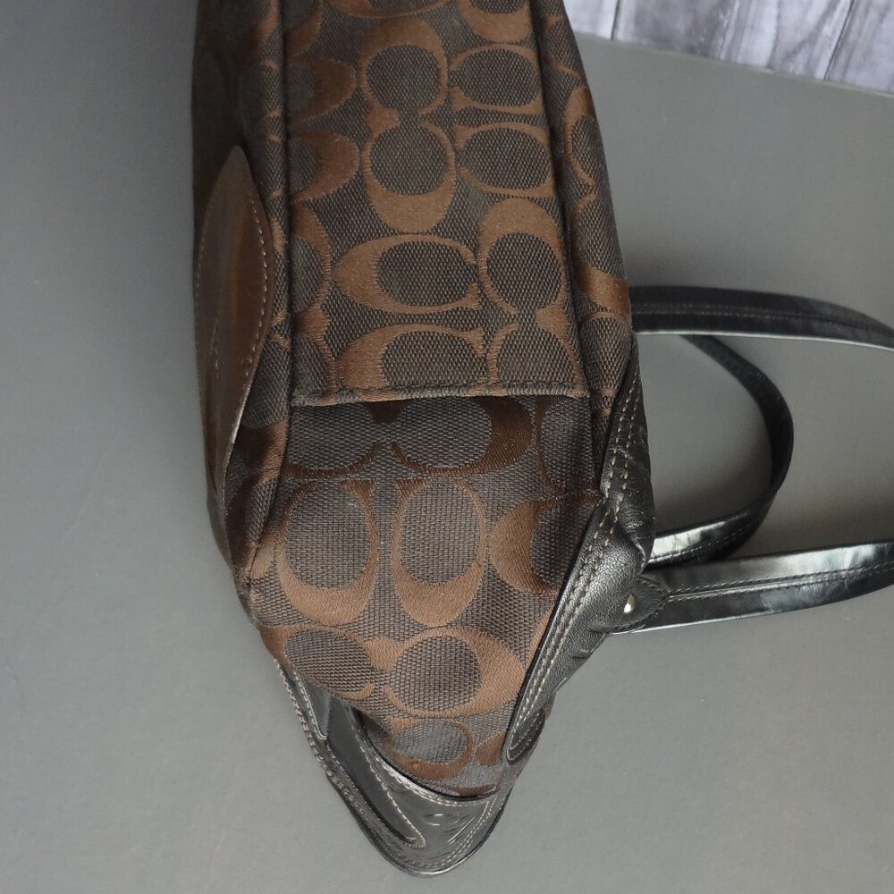 Coach signature circle patchwork tote bag - Picture 7 of 16